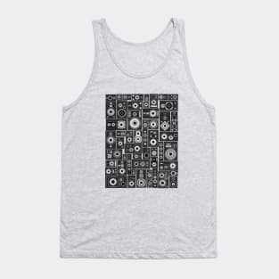 Speaker Stack Black Tank Top